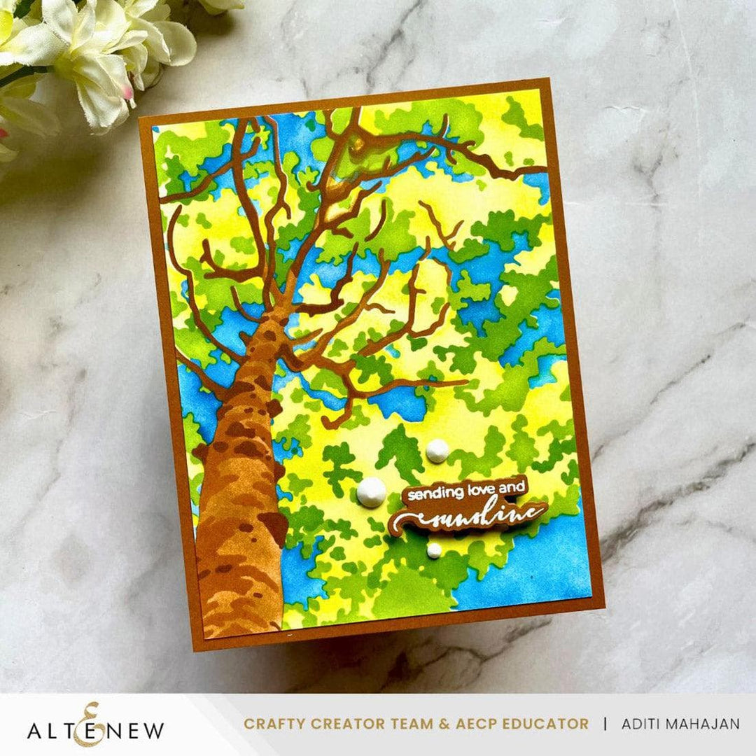 Stencil Art: Aspen Sky Layering Stencil Set (6 in 1)