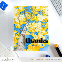 Stencil Art: Aspen Sky Layering Stencil Set (6 in 1)