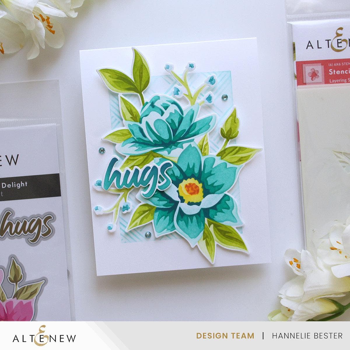 Stencil Art: Charming Delight Layering Stencil Set (6 in 1)