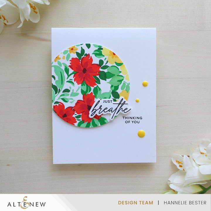 Stencil Art: Ditsy Flowers Wallpaper Layering Stencil Set (7 in 1)