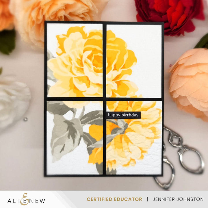 Stencil Art: Majestic Roses Layering Stencil Set (7 in 1)