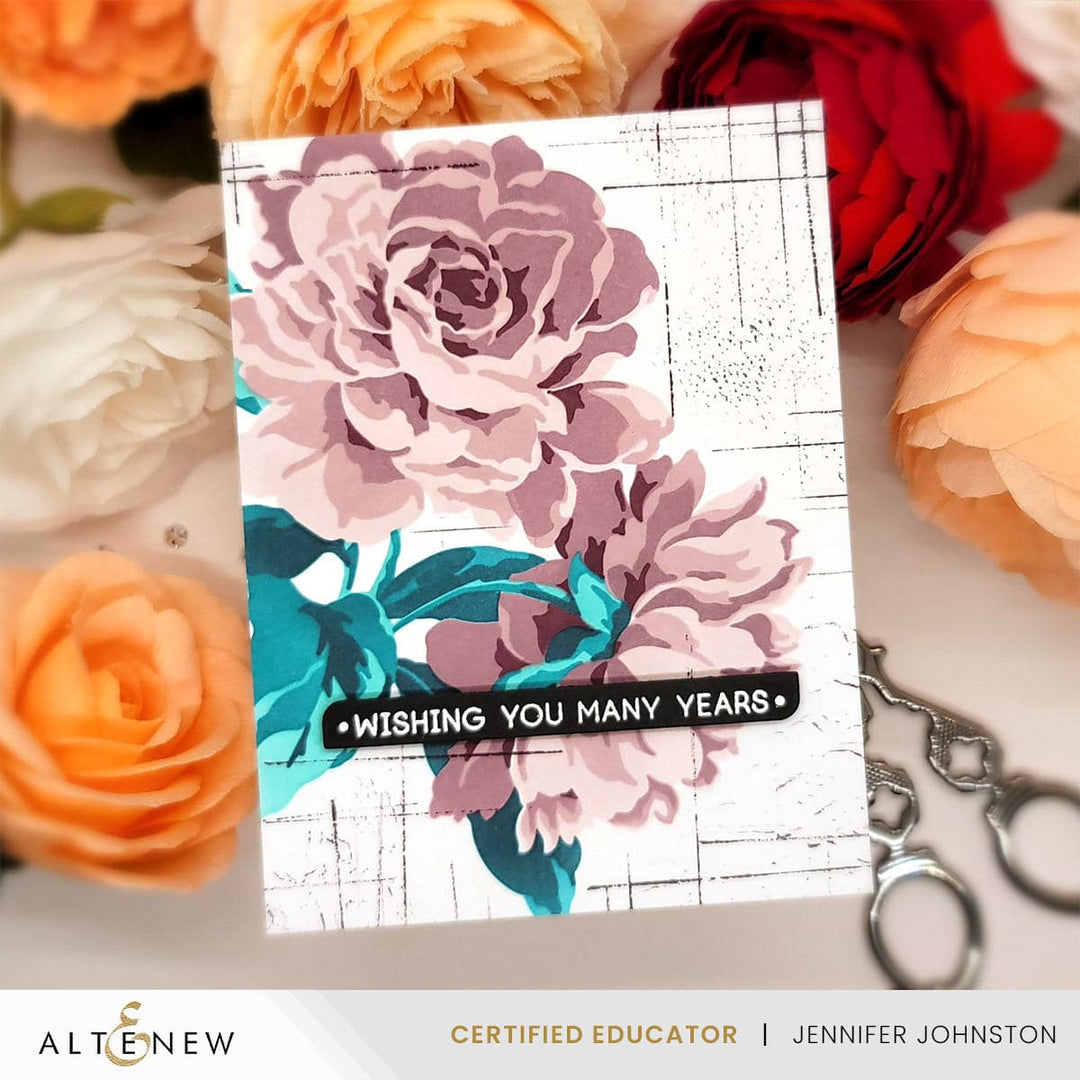 Stencil Art: Majestic Roses Layering Stencil Set (7 in 1)