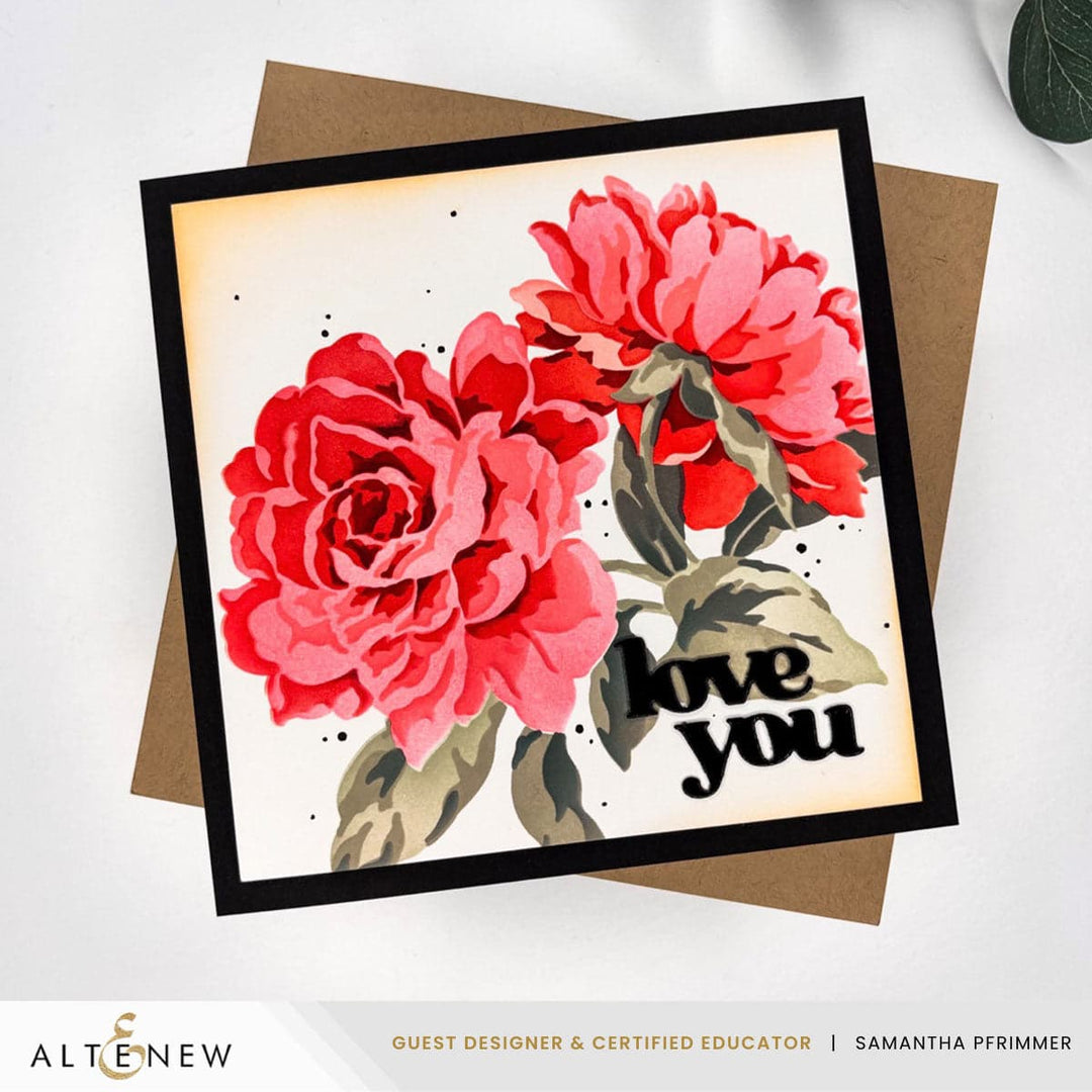 Stencil Art: Majestic Roses Layering Stencil Set (7 in 1)