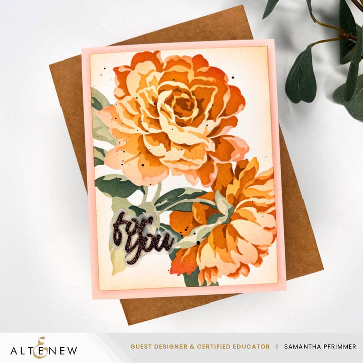 Stencil Art: Majestic Roses Layering Stencil Set (7 in 1)