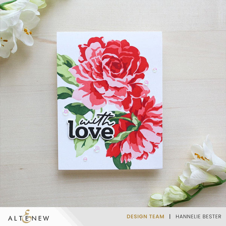 Stencil Art: Majestic Roses Layering Stencil Set (7 in 1)
