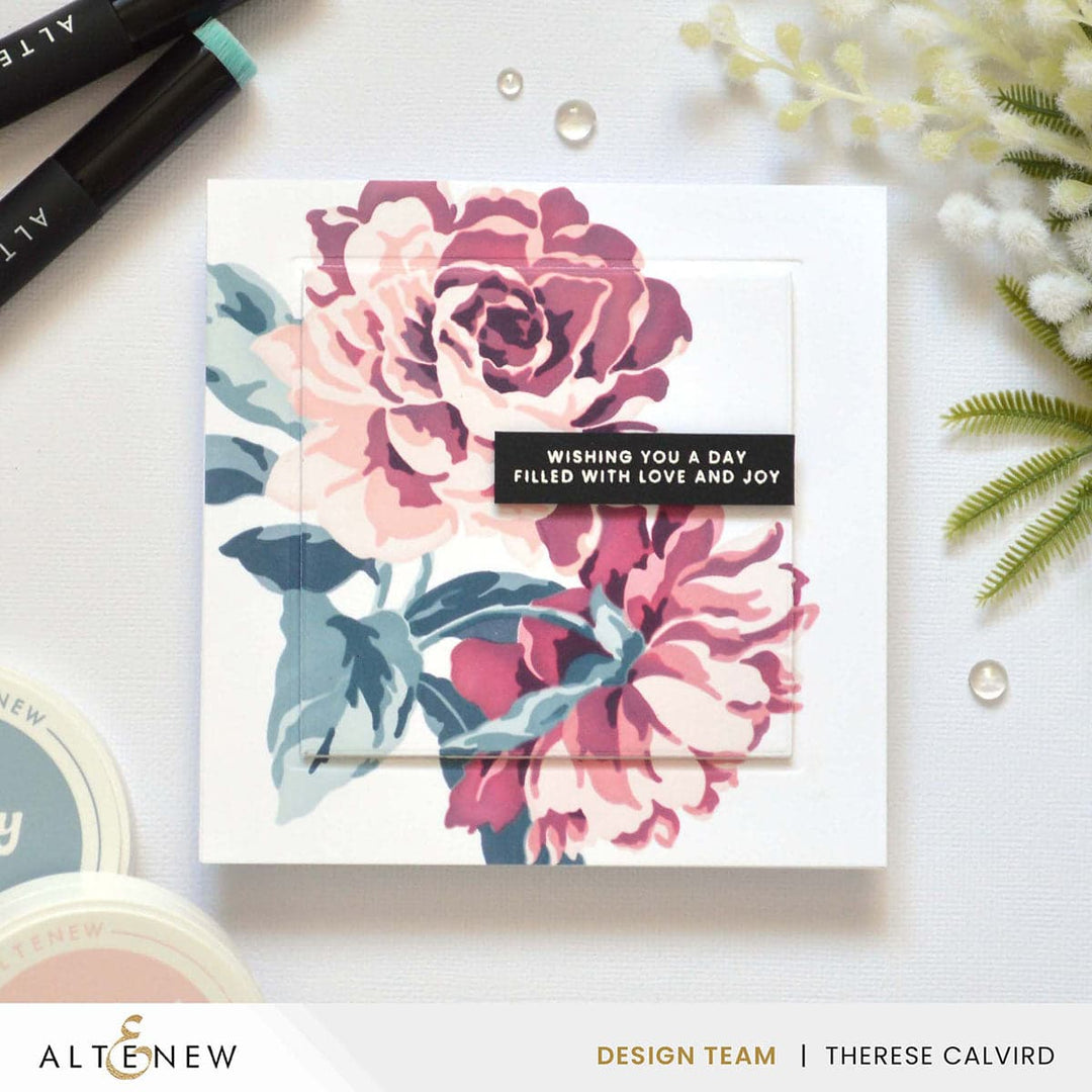 Stencil Art: Majestic Roses Layering Stencil Set (7 in 1)