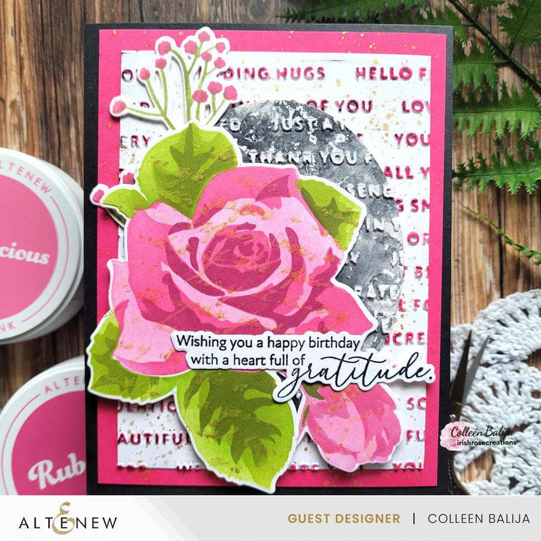 Stencil Art: Romantic Roses Layering Stencil Set (6 in 1)
