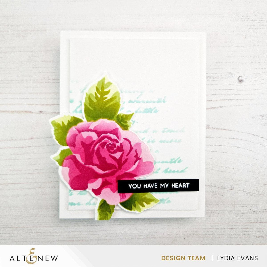 Stencil Art: Romantic Roses Layering Stencil Set (6 in 1)