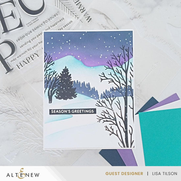 Stencil Art: Serene Landscapes Layering Stencil Set (6 in 1)