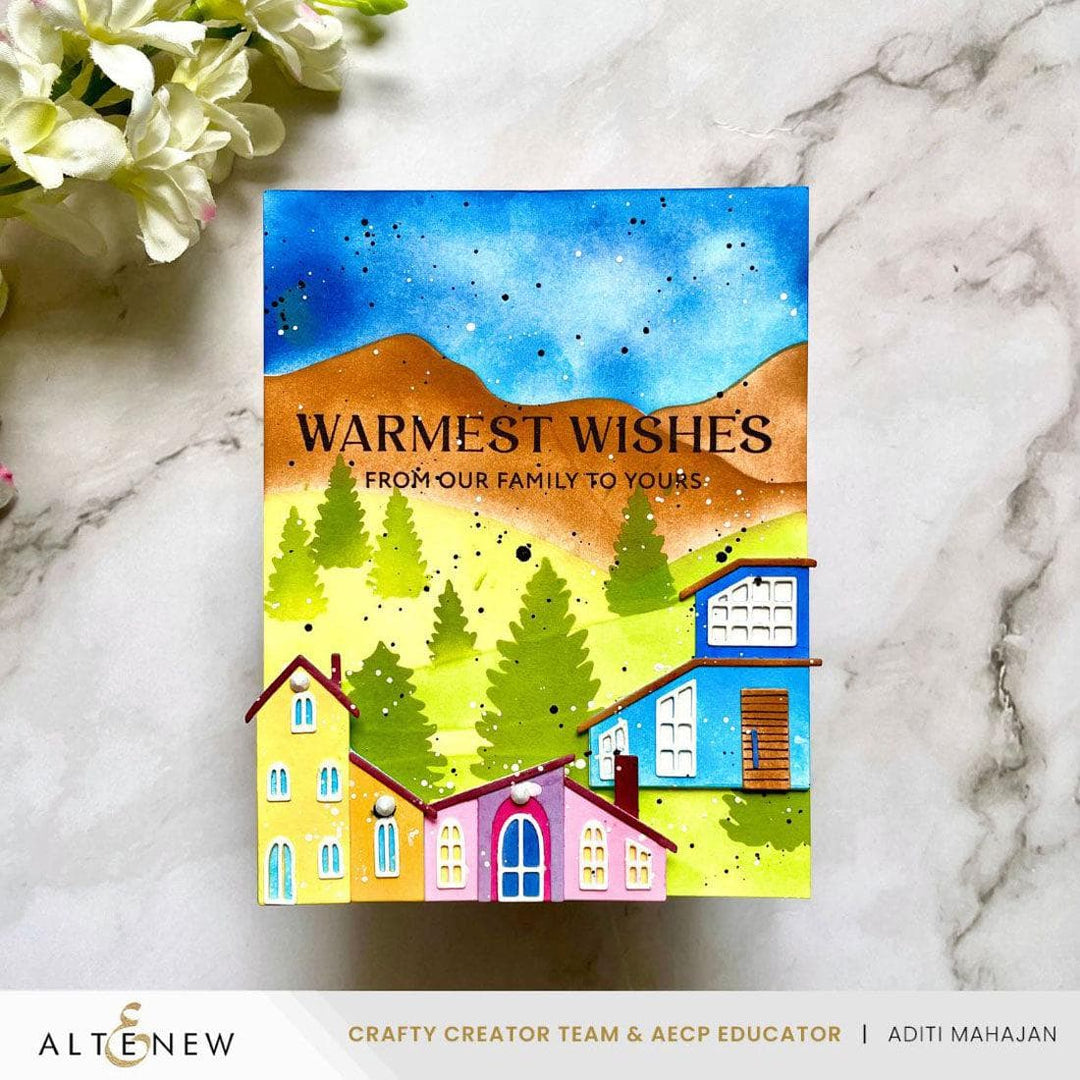 Stencil Art: Serene Landscapes Layering Stencil Set (6 in 1)