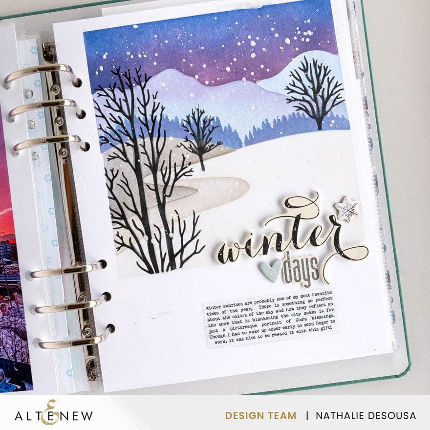 Stencil Art: Serene Landscapes Layering Stencil Set (6 in 1)