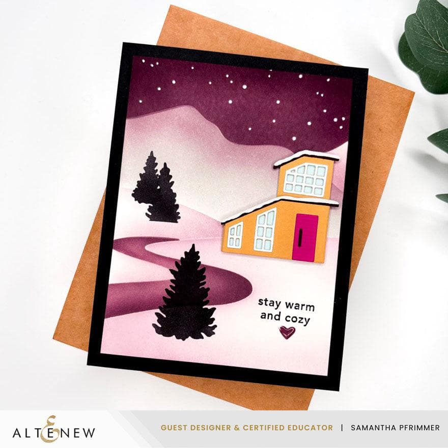 Stencil Art: Serene Landscapes Layering Stencil Set (6 in 1)