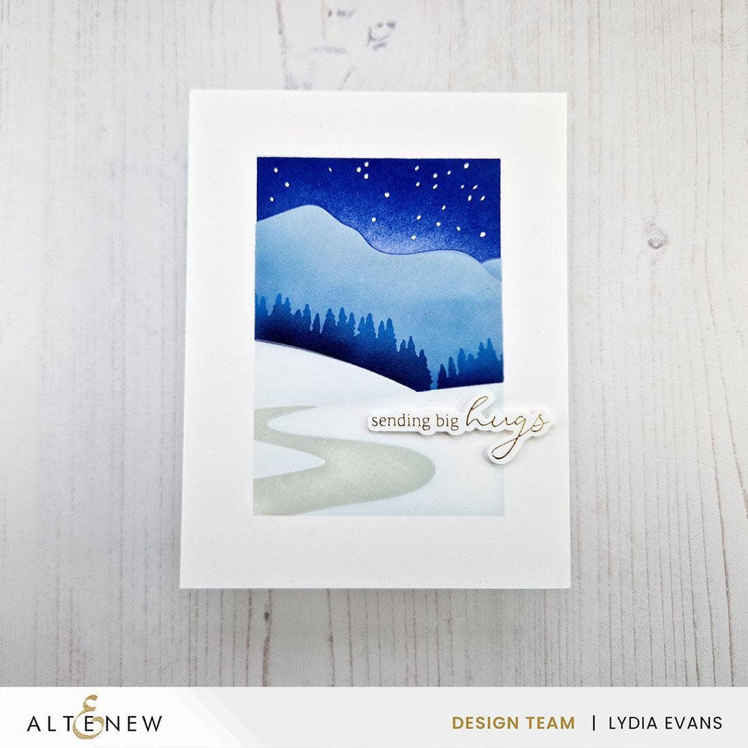 Stencil Art: Serene Landscapes Layering Stencil Set (6 in 1)