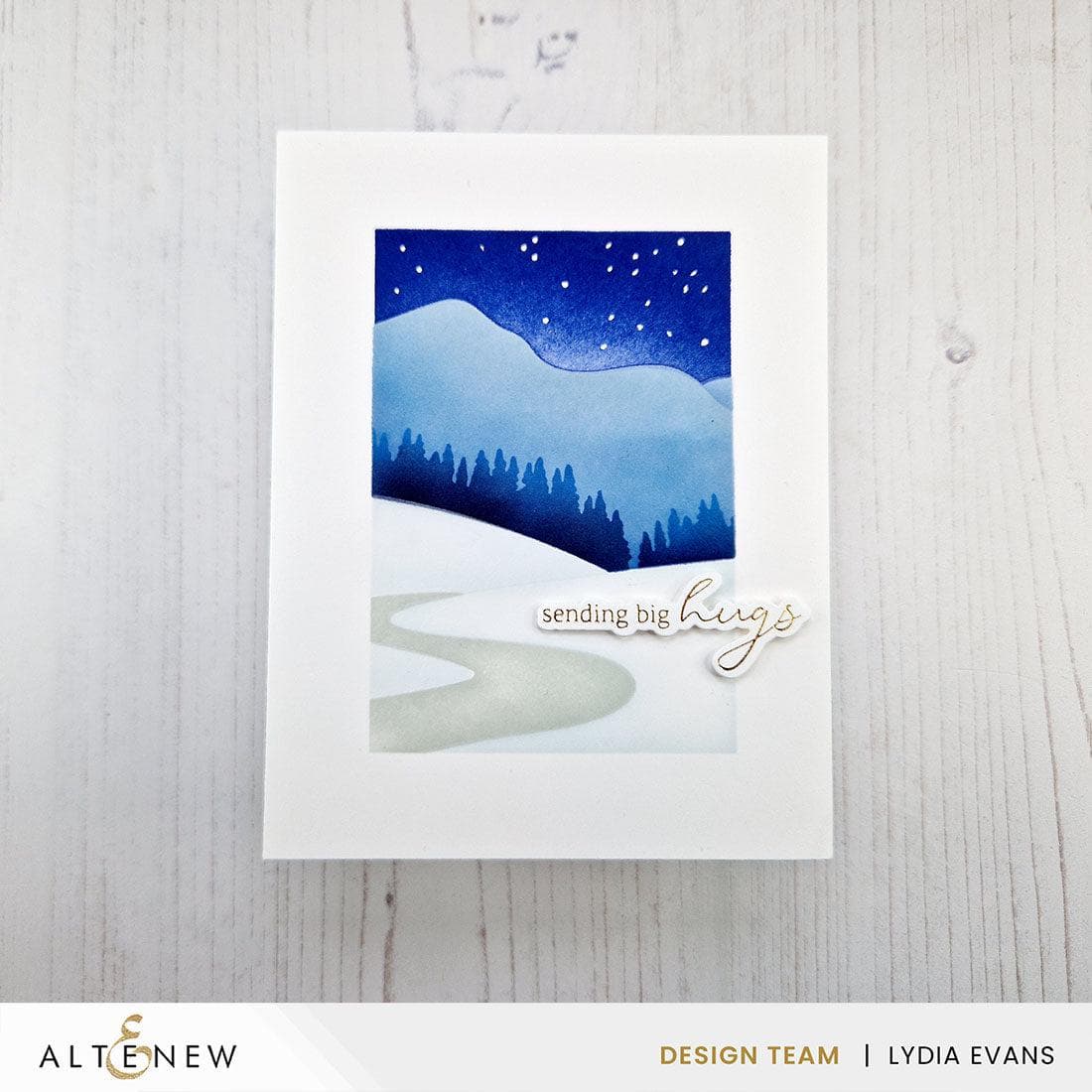 Stencil Art: Serene Landscapes Layering Stencil Set (6 in 1)