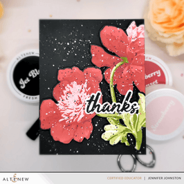 Stencil Art: White Cap Peonies Layering Stencil Set (6 in 1)