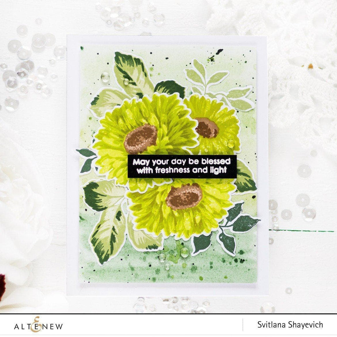 Photocentric Stencil Sunflower Daisy Mask Stencil