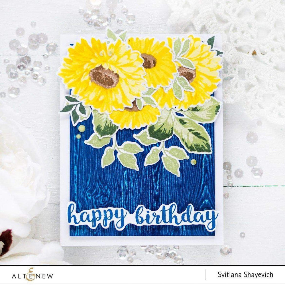 Photocentric Stencil Sunflower Daisy Mask Stencil