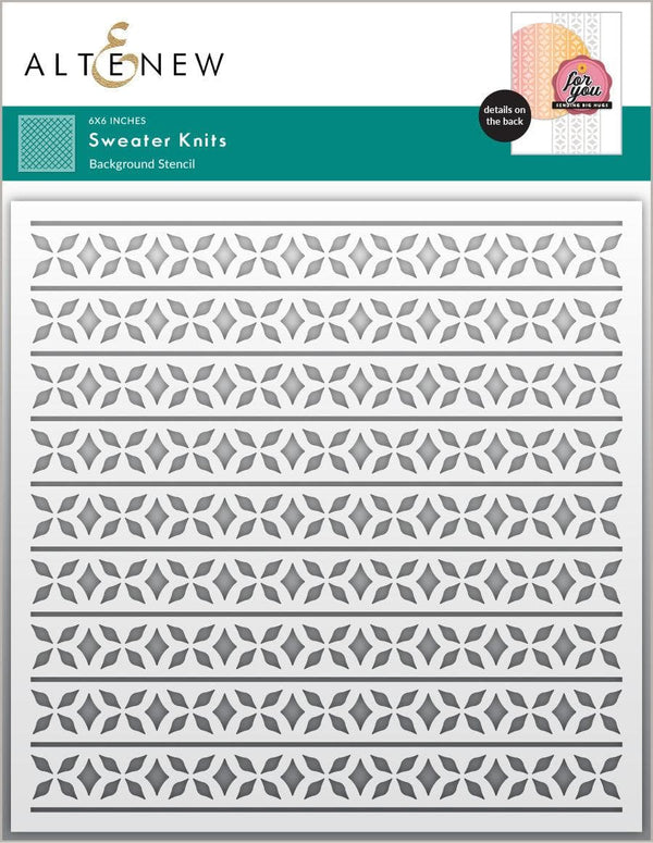 Sweater Knits Stencil