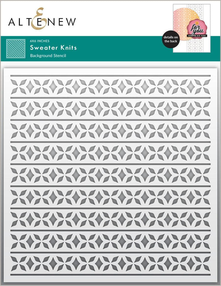 Sweater Knits Stencil