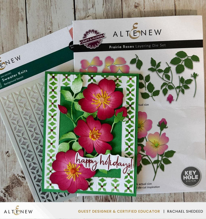 Sweater Knits Stencil