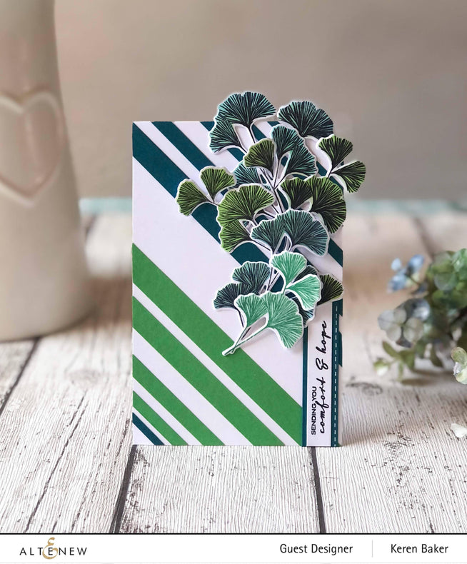 Photocentric Stencil Sweet Ginkgo Simple Coloring Stencil