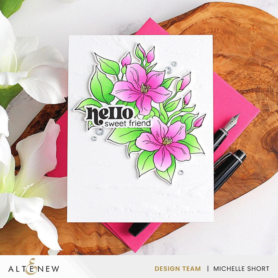 Sweet Jasmine Simple Coloring Stencil Set (3 in 1)