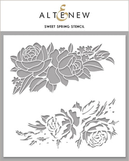 Photocentric Stencil Sweet Spring Stencil