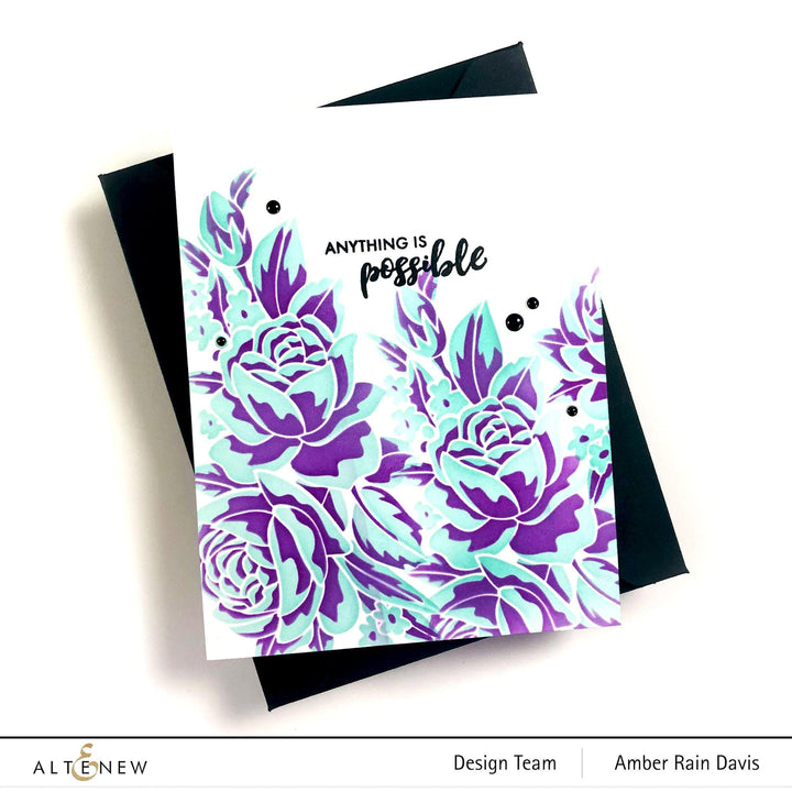 Photocentric Stencil Sweet Spring Stencil