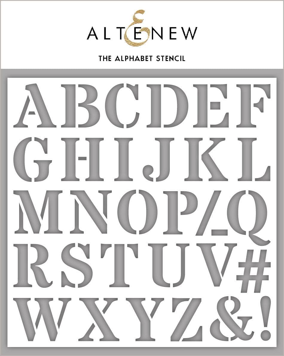 Altenew - Stencil - The Alphabet Stencil