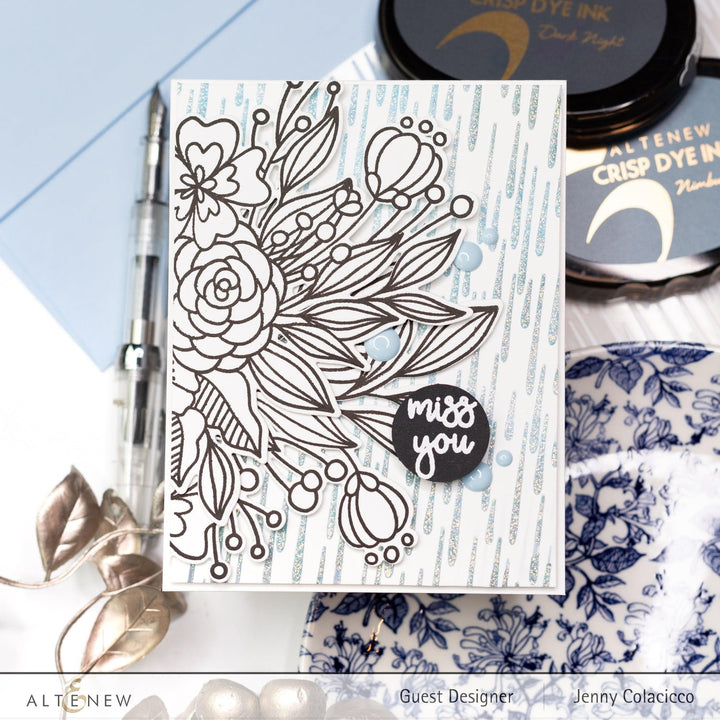 Photocentric Stencil Thunderstorm Stencil