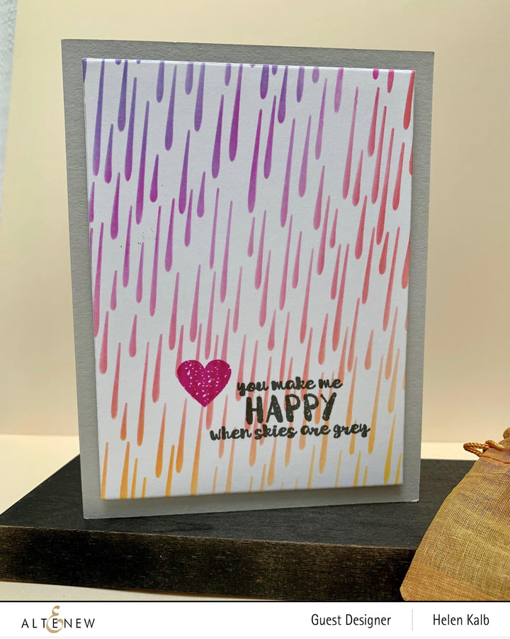 Photocentric Stencil Thunderstorm Stencil