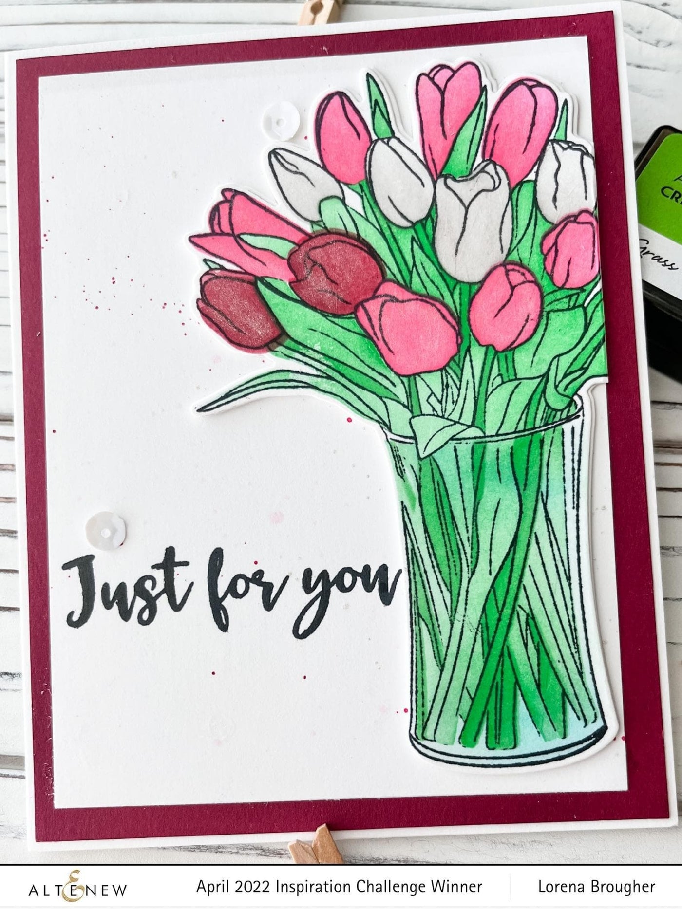 EXP Factors Stencil Timeless Tulips Simple Coloring Stencil Set (3 in 1)