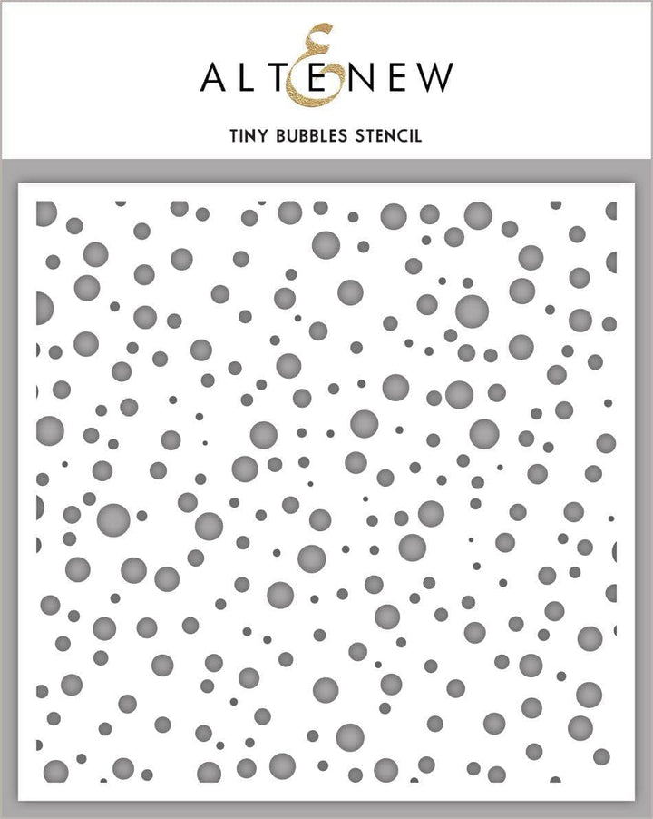 EXP Factors Stencil Tiny Bubbles Stencil