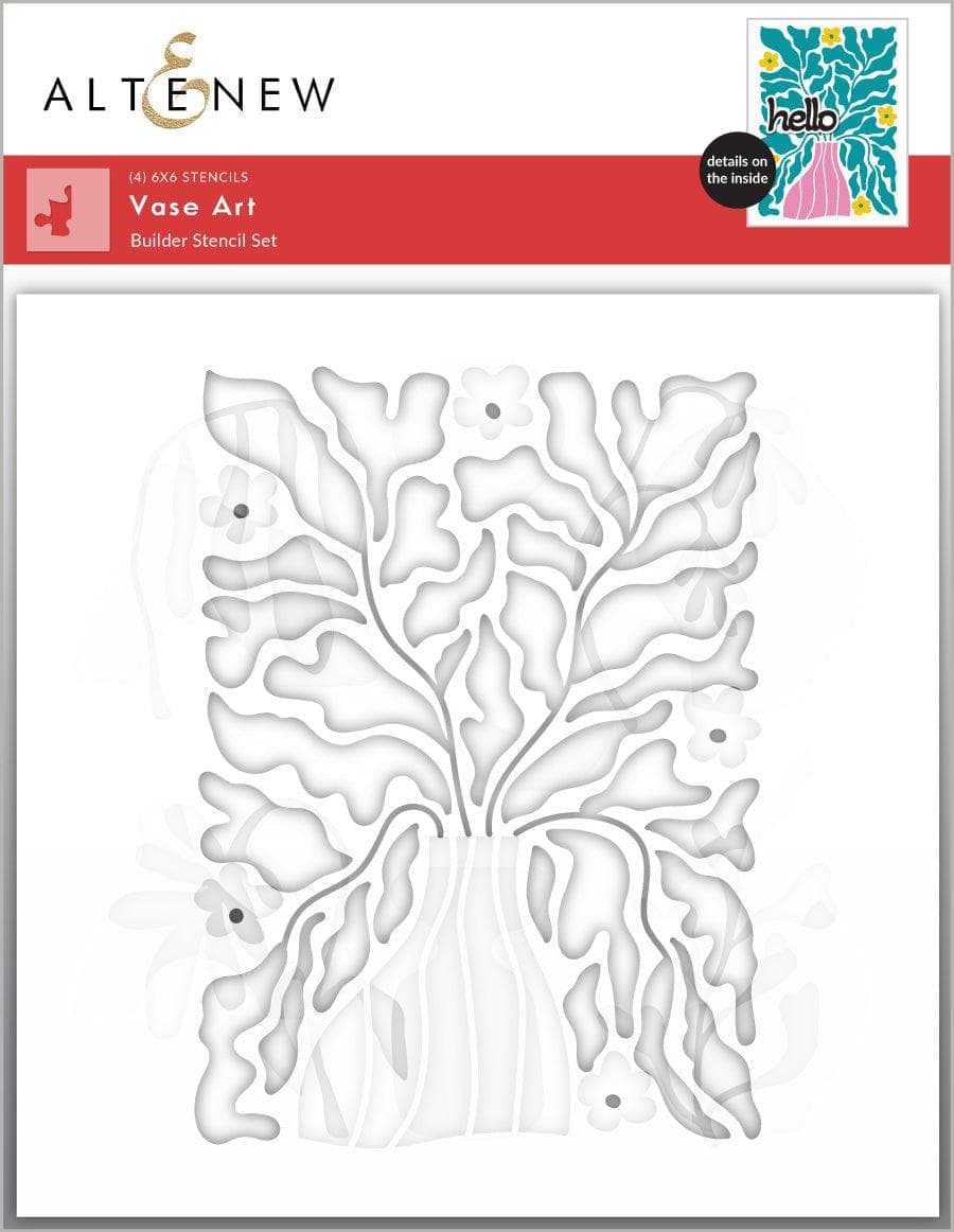 Vase Art Builder Stencil Set (4 in 1)