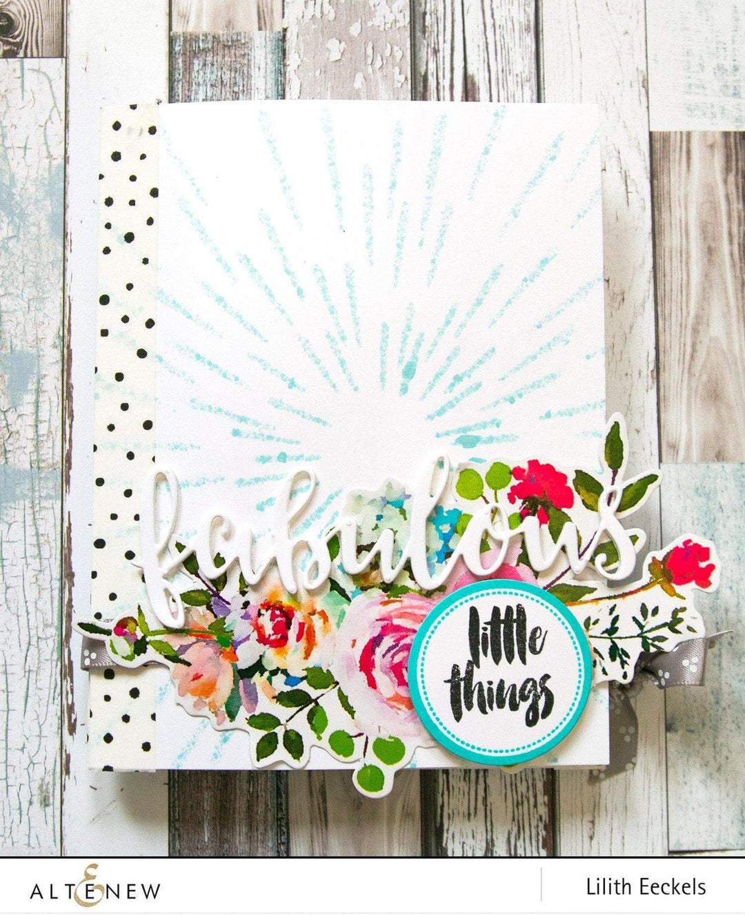 Photocentric Stencil Warp Speed Stencil