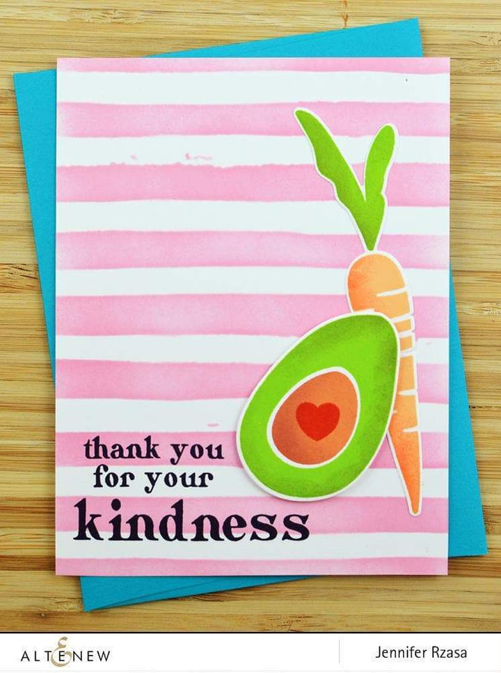 EXP Factors Stencil Watercolor Stripes Stencil