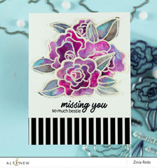 Photocentric Stencil Wavy Roses Mask Stencil