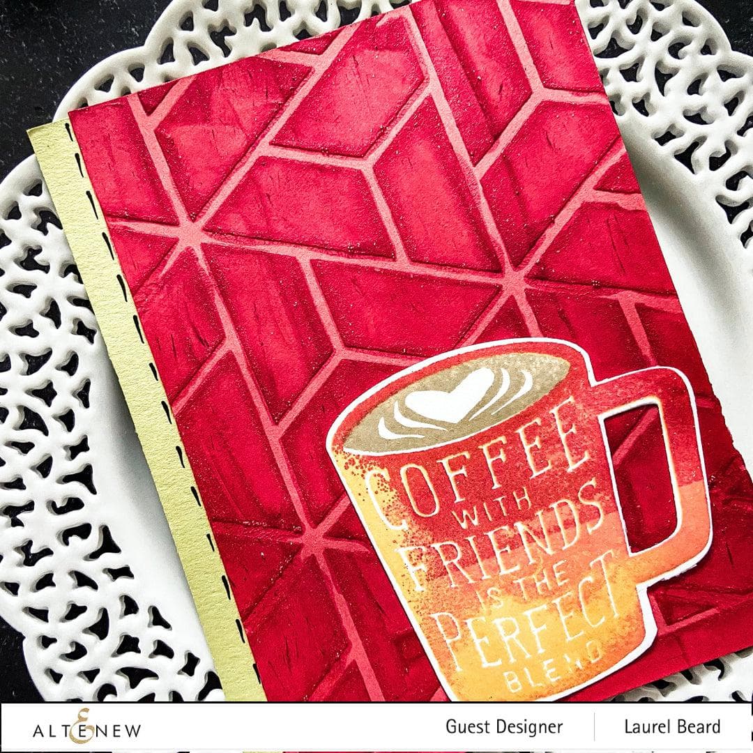 Photocentric Stencil Color Block Triangle Stencil