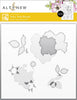 EXP Factors Stencil Fairy Tale Florals Simple Coloring Stencil Set (2 in 1)