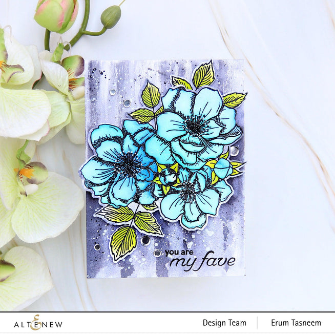 EXP Factors Stencil Fairy Tale Florals Simple Coloring Stencil Set (2 in 1)
