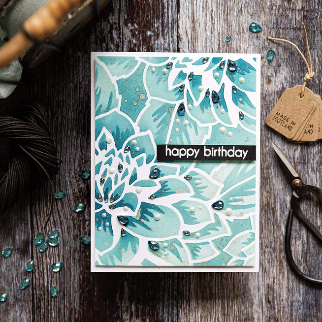 Photocentric Stencil Z - Layered Dahlia Stencil A