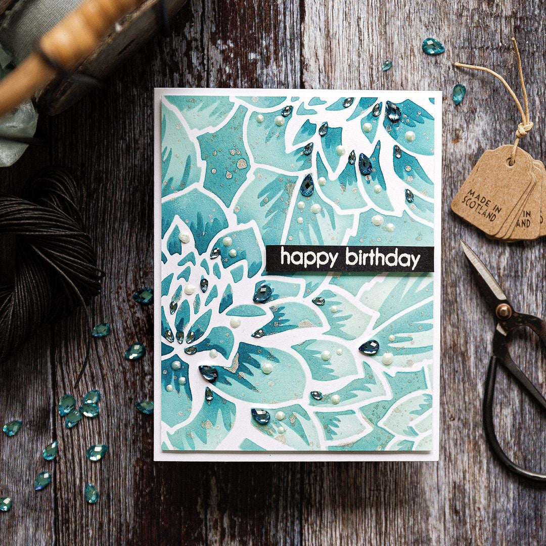 Photocentric Stencil Z - Layered Dahlia Stencil B