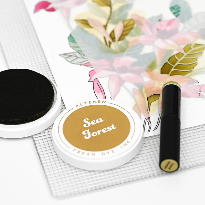 Altenew Original Sticky Mat 9x12 inches with grid, ultra-sticky surface for crafting and holding paper securely.