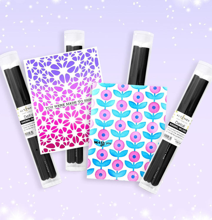 Altenew Tools Bundle Best Blending Detailed Blending Brushes Bundle