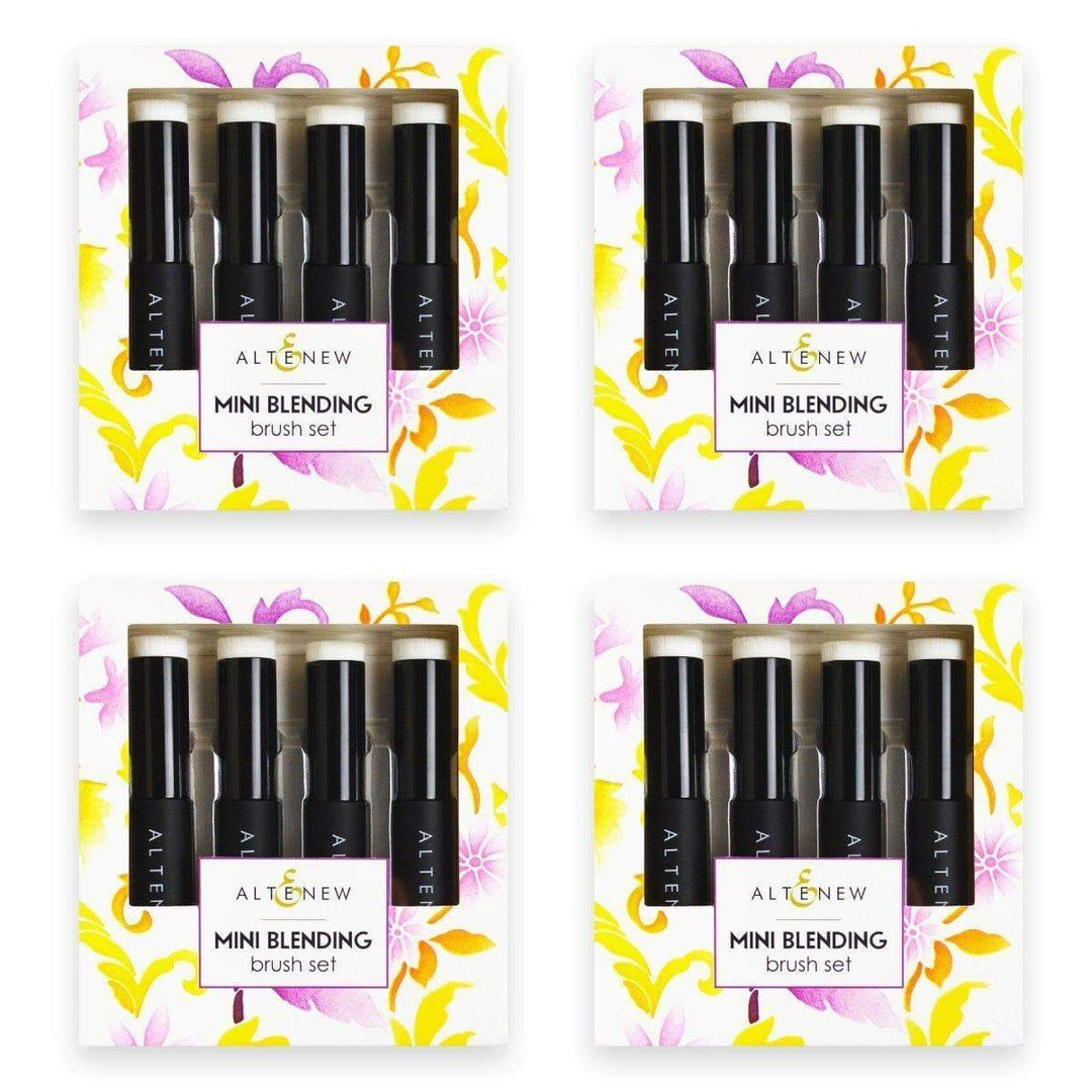 Altenew Tools Bundle 16 Mini Ink Blending Brush Bundle (4 Sets of 4 Brushes)
