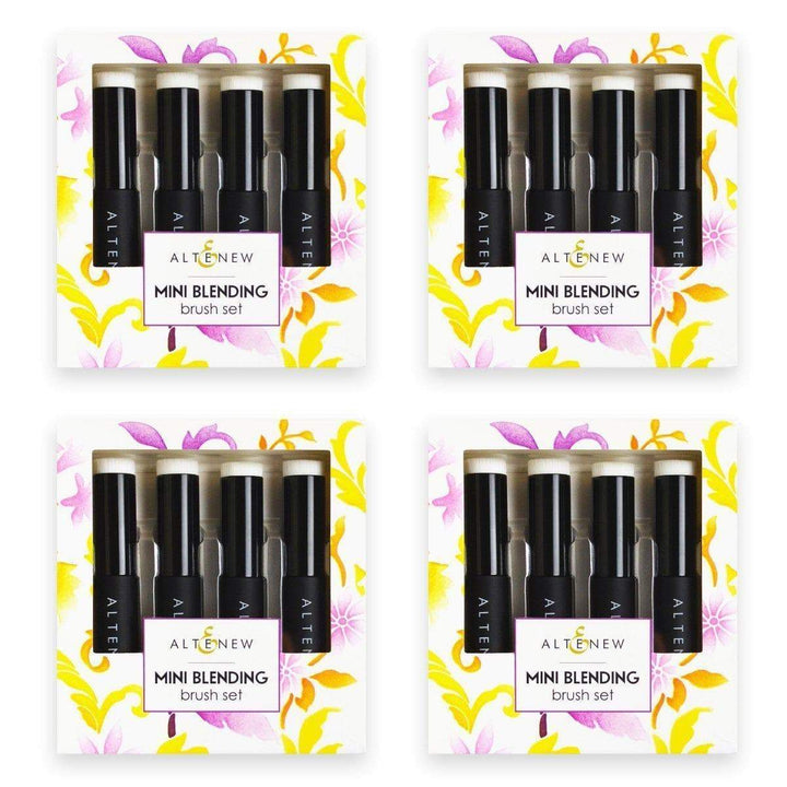 Altenew Tools Bundle 16 Mini Ink Blending Brush Bundle (4 Sets of 4 Brushes)