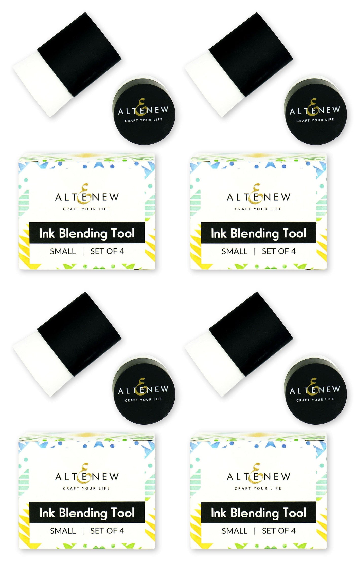 Set of 4 small ink blending brushes by Altenew