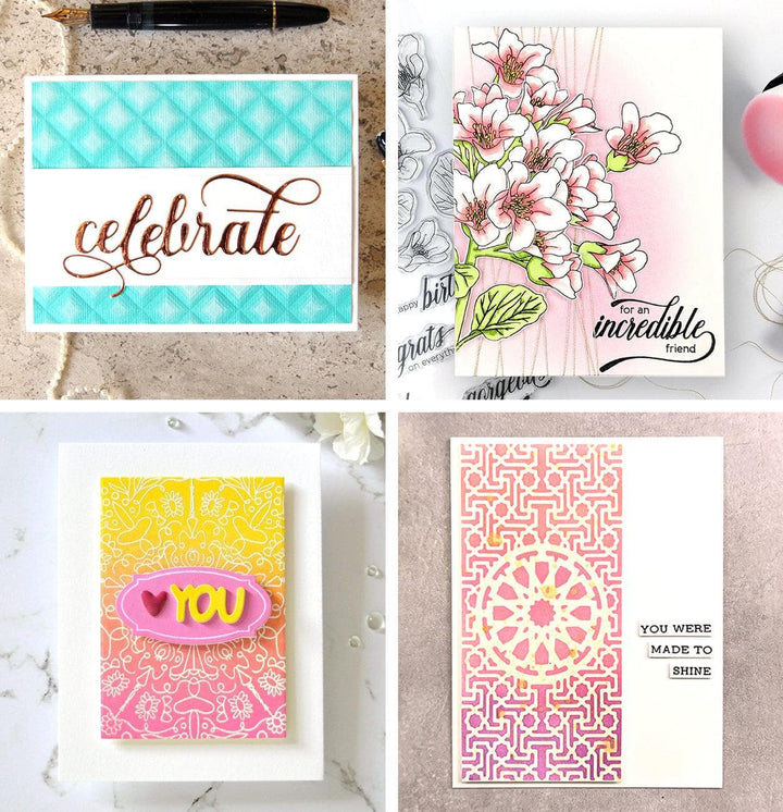 4 Large Ink Blending Brush Bundle