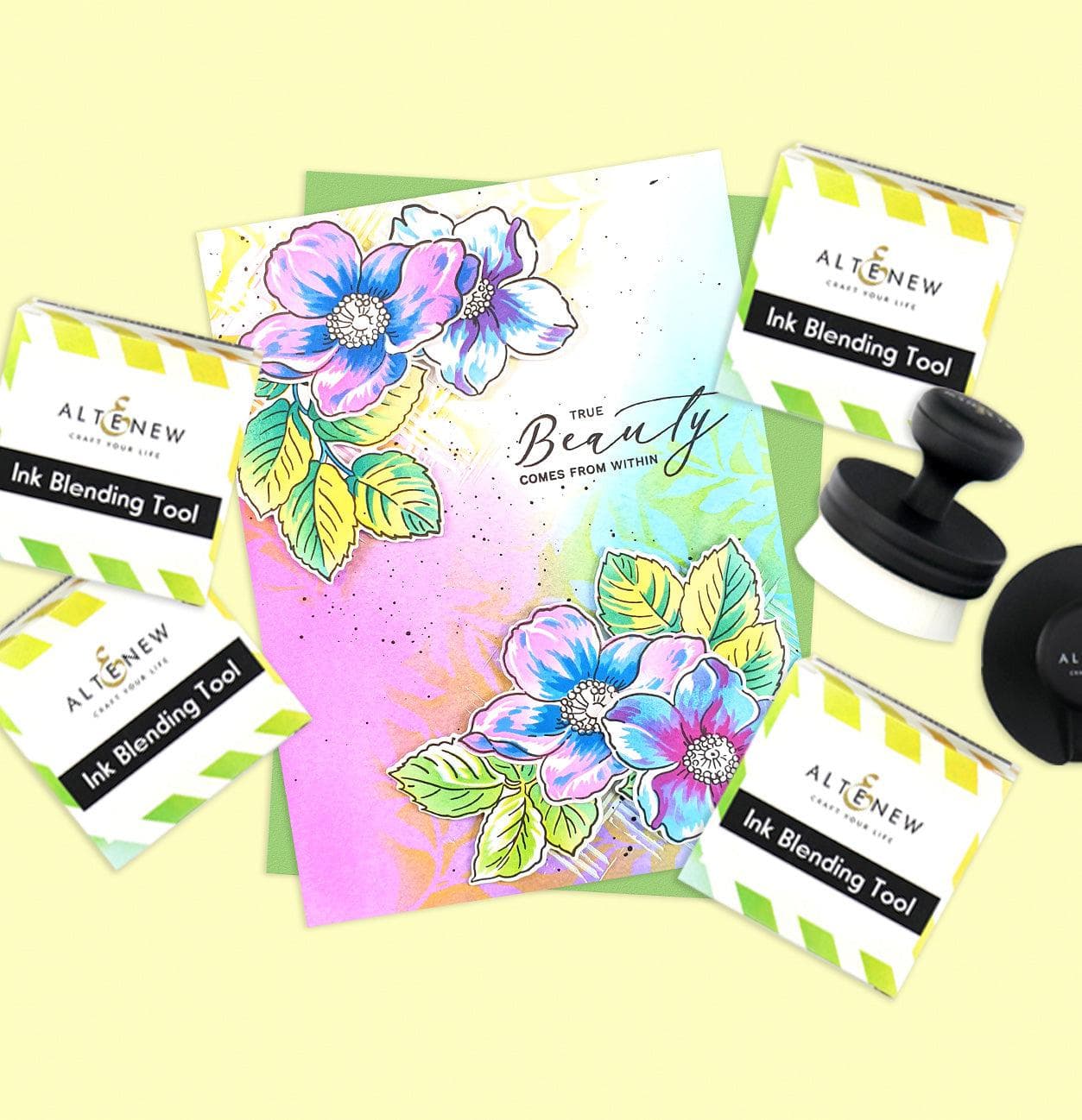 4 Large Ink Blending Brush Bundle | Altenew