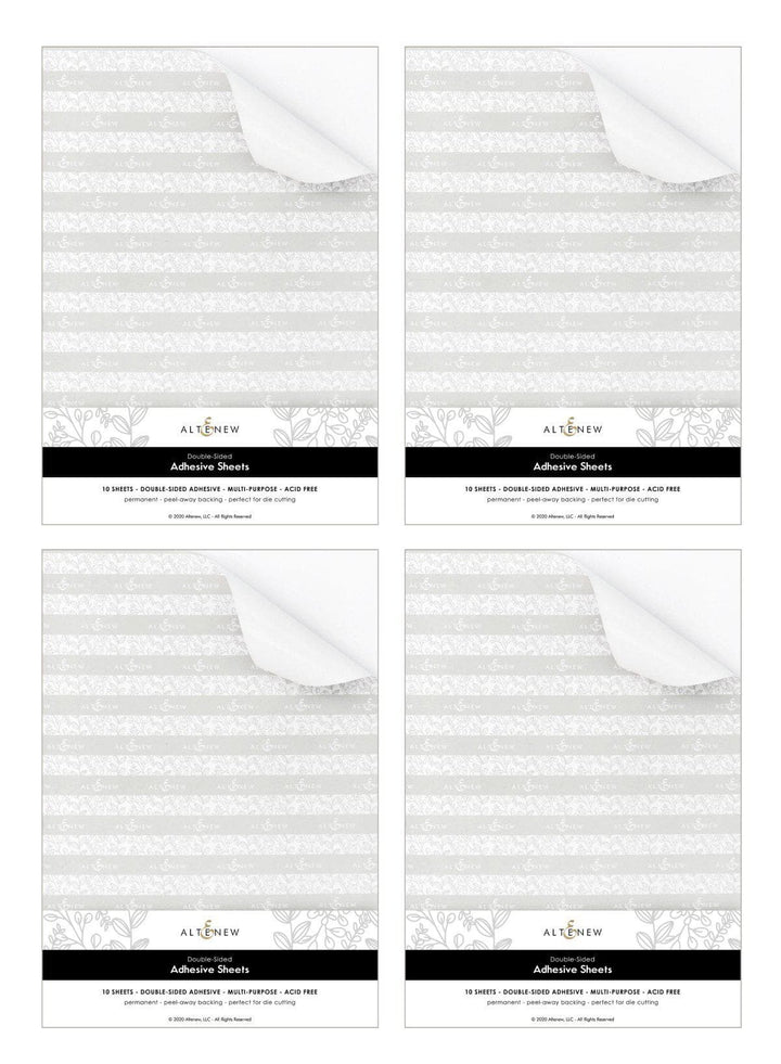 Altenew Tools Bundle 40 Double-Sided Adhesive Sheets Unlimited Bundle (4 Sets of 10 Sheets)